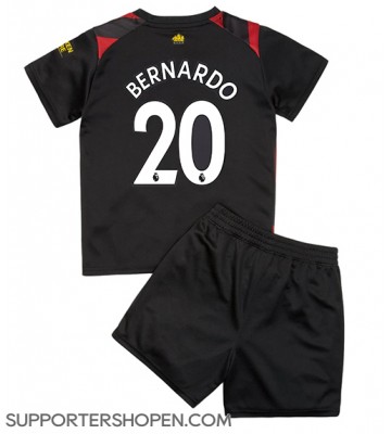 Manchester City Bernardo Silva #20 Bortatröja Barn 2022-23 Kortärmad (+ korta byxor)